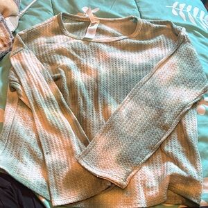 Elegant Mint Long Sleeve Top